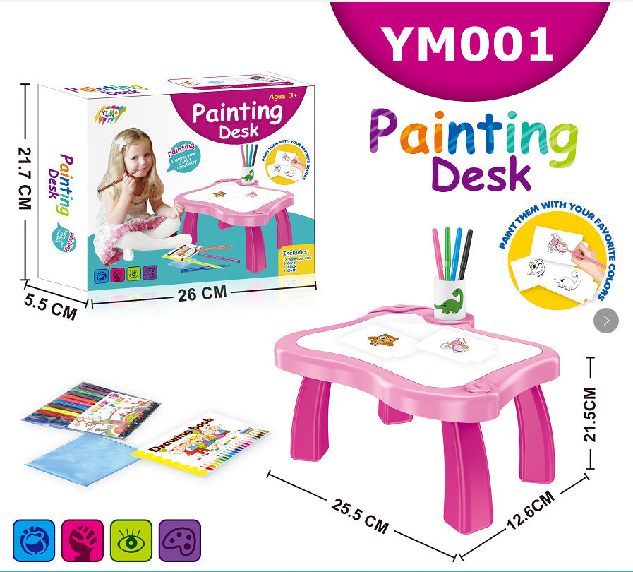 Led Art Drawing Projector Table