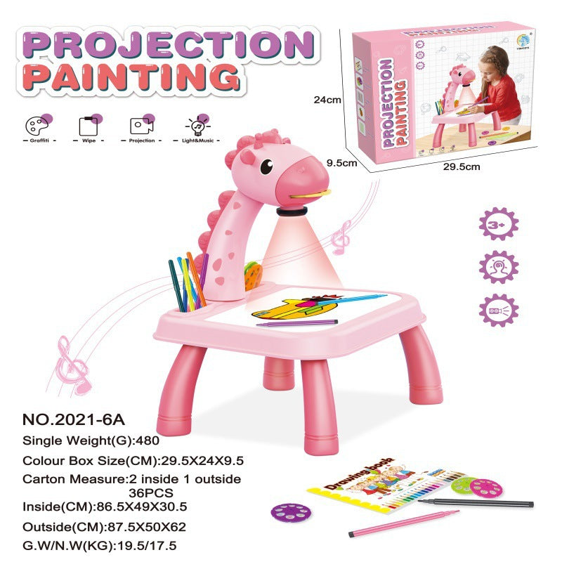 Led Art Drawing Projector Table