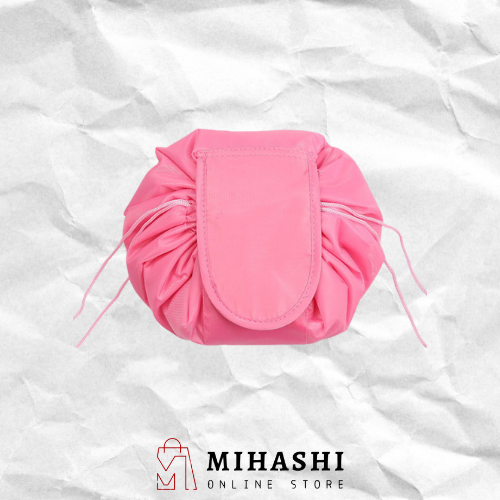 Ultimate Cosmetic Bag Drawstring Makeup Bag Pink