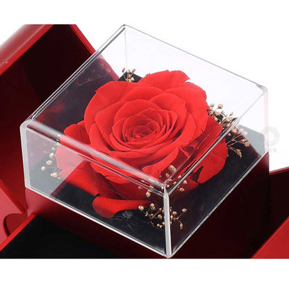 Rose Flower Jewelry Box