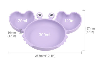 Crab Plate For Baby