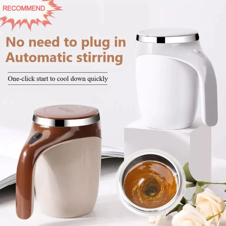 Self Stirring Coffee Cup One-click start