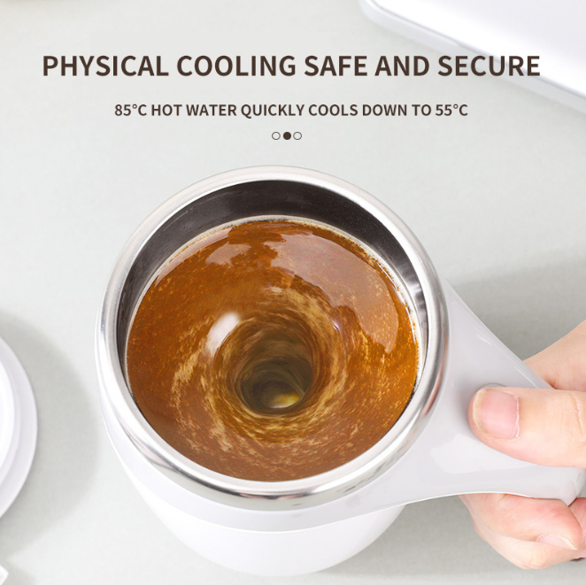 Self Stirring Coffee Cup Physical Cooling