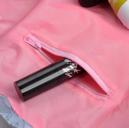 Ultimate Cosmetic Bag Drawstring Makeup Bag Pink Product Detail